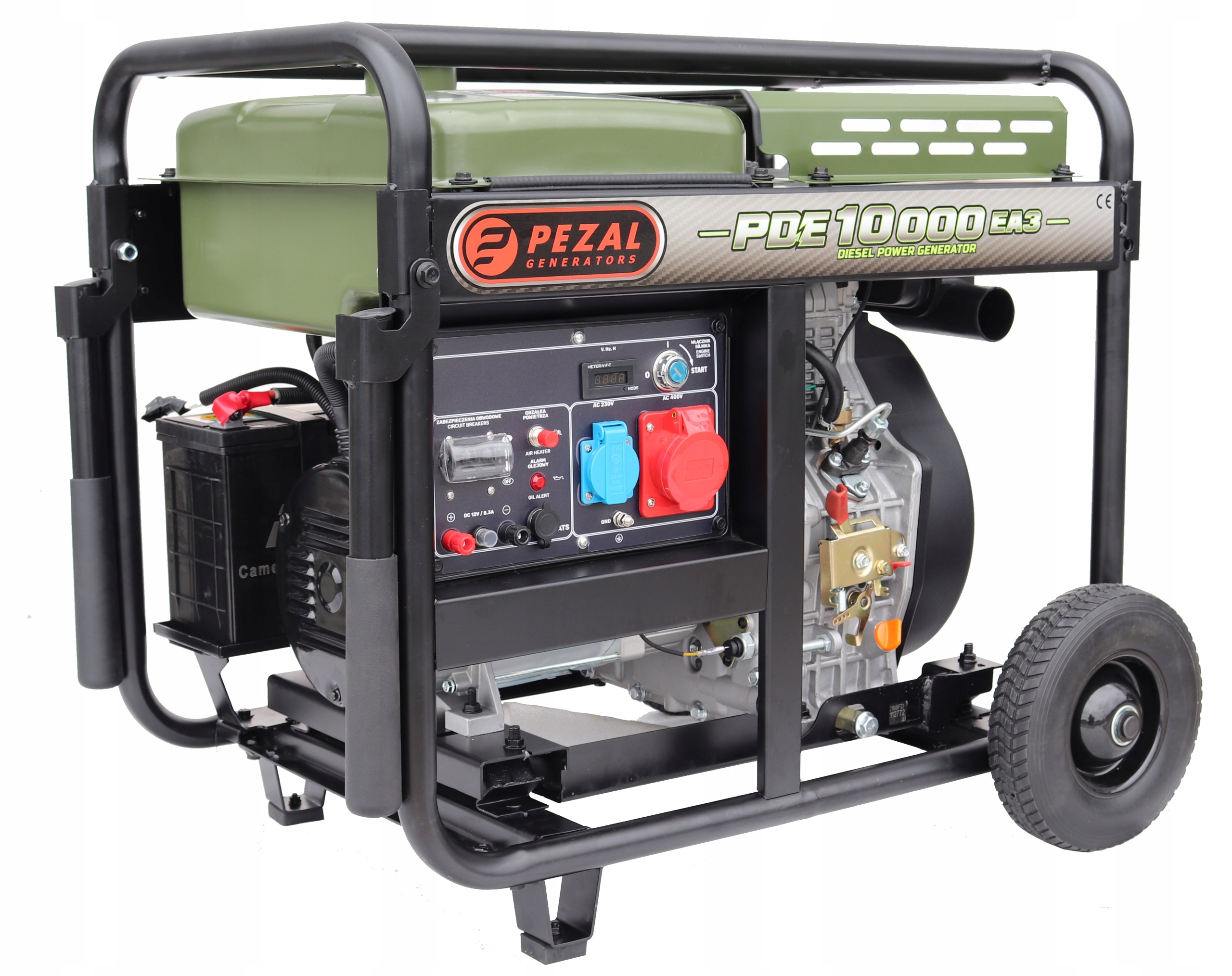 Prenosný trojfázový dieselový generátor Pezal 8500 W